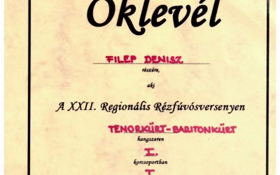 Első helyezés Tiszafüreden