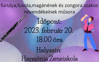 Februári Tanszaki koncert