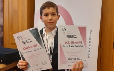Mesterkurzust nyert Budai Zente Szabolcs Növendékünk